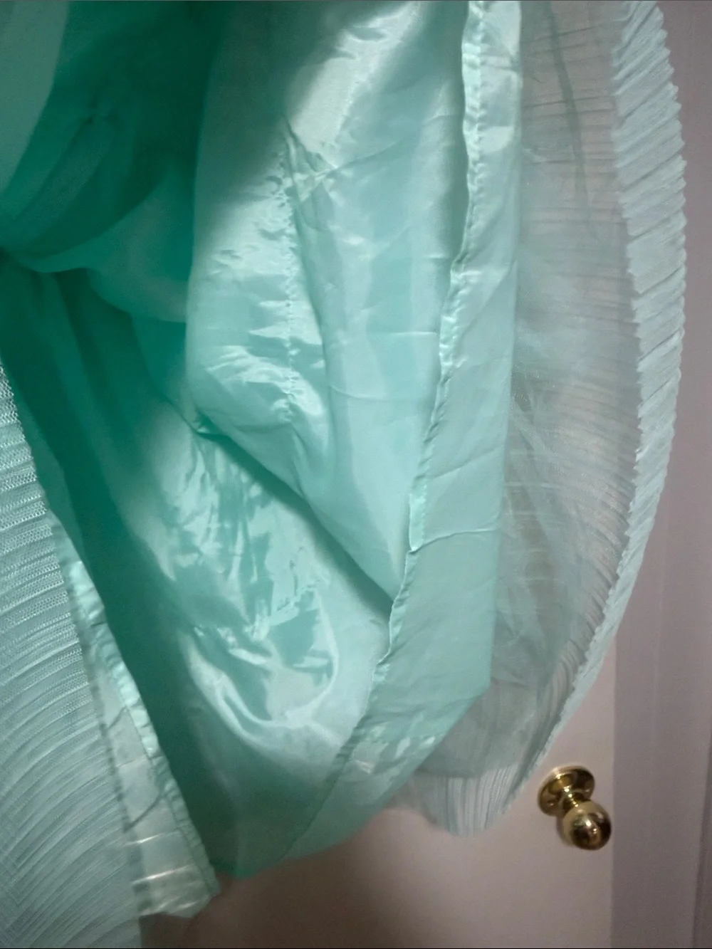 NWT- Disney new Girls' Light Aqua Sequin Bodice Party Dress Aqua color.